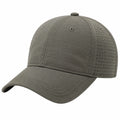 Gorra de béisbol talla única textil gris verdoso transpirable para uso diario